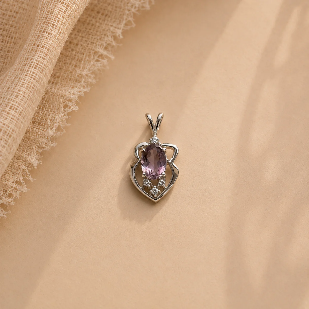 Amethyst Halo Charm - Image 2