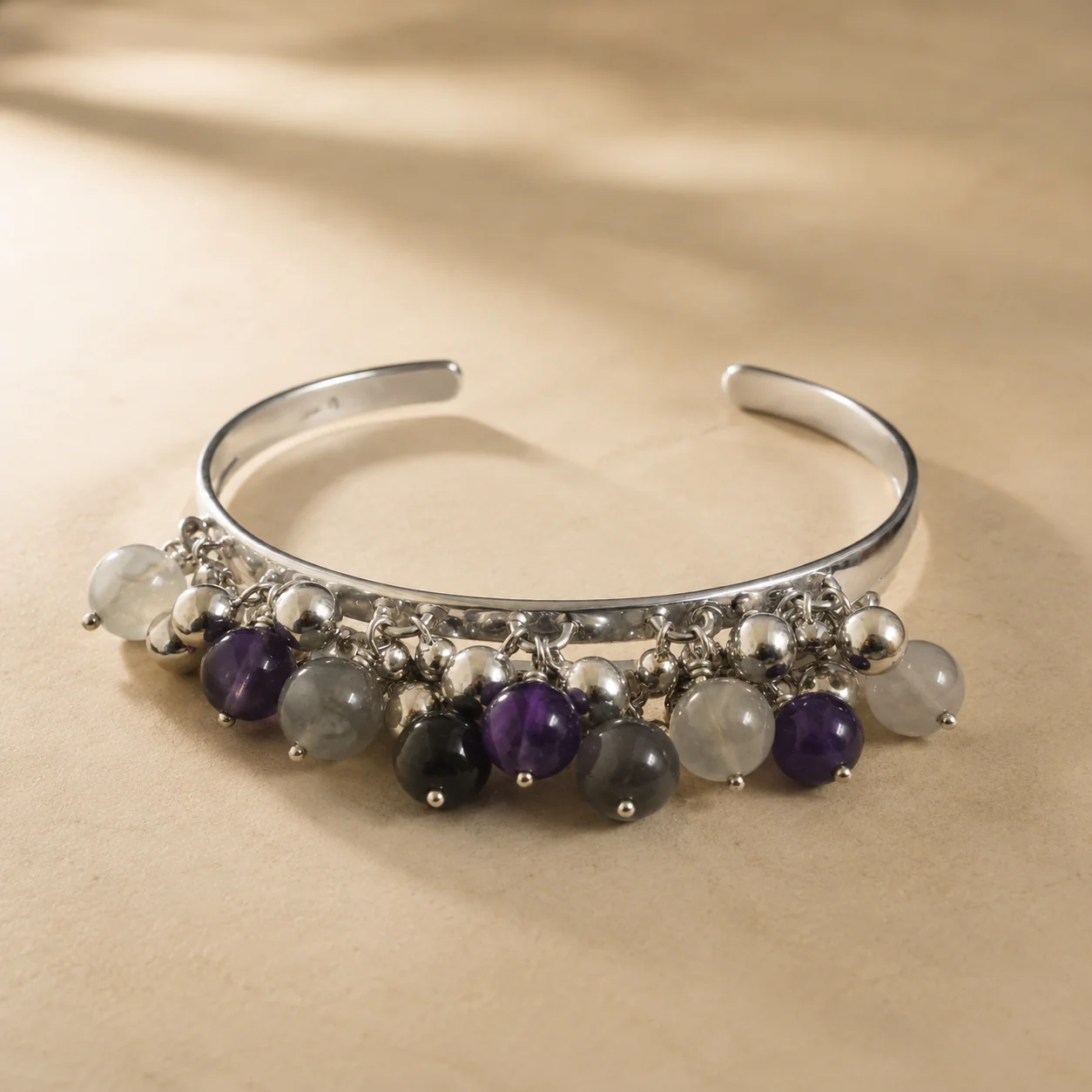 Amethyst Moon Bangle - Image 2