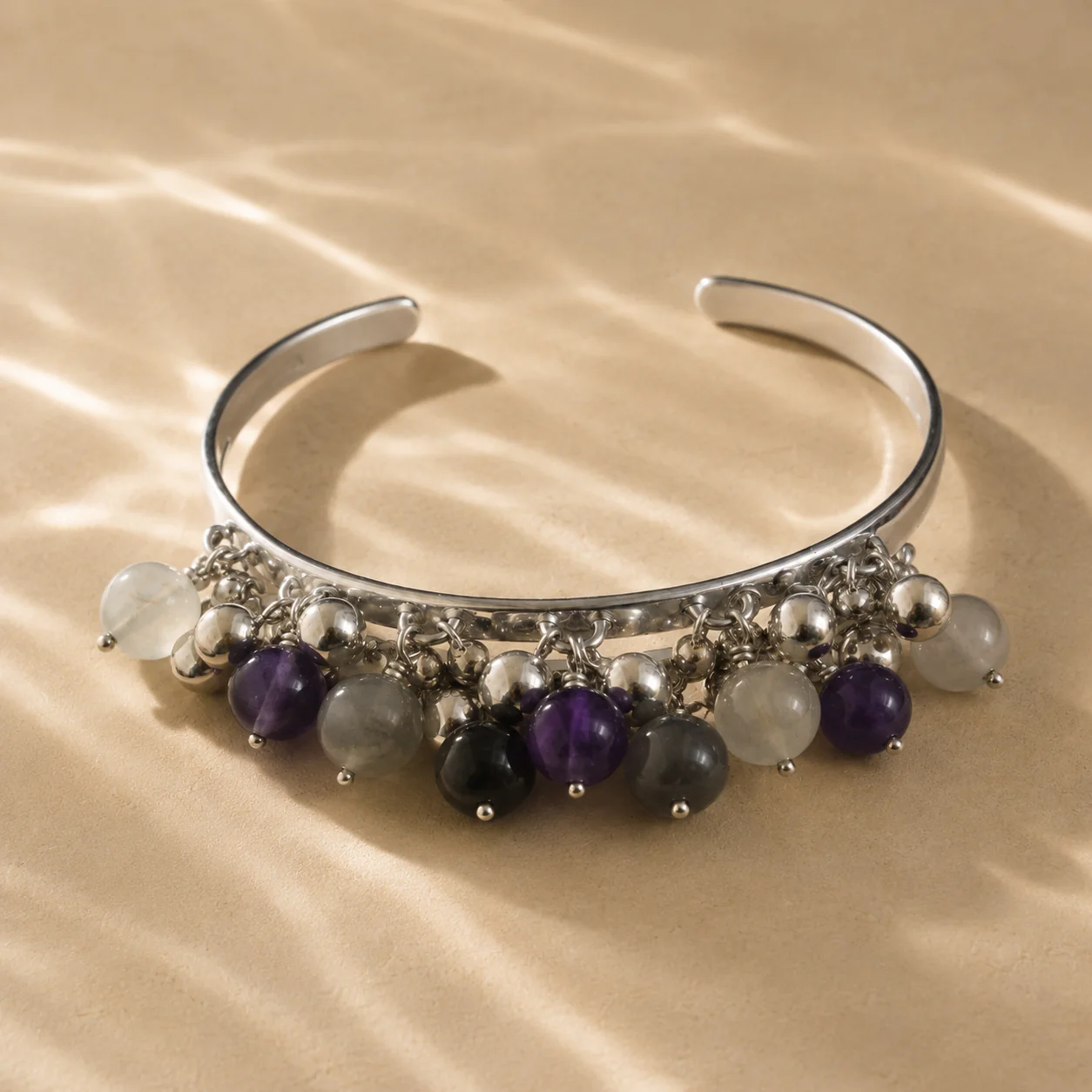 Amethyst Moon Bangle - Image 3