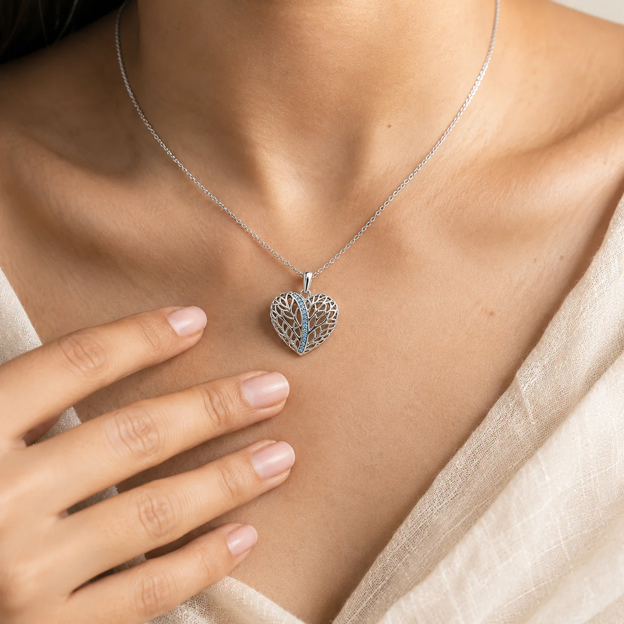 Aqua Orbit Necklace - Image 5