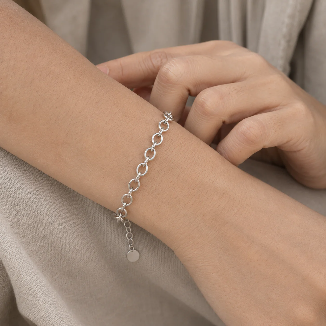Arc Bangle Bracelet - Image 2