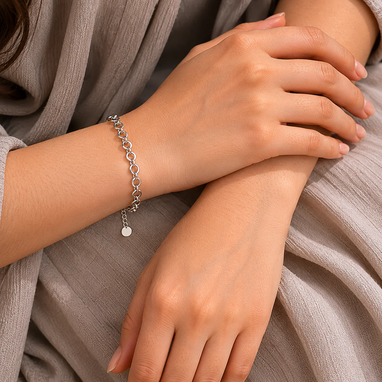 Arc Bangle Bracelet - Image 5