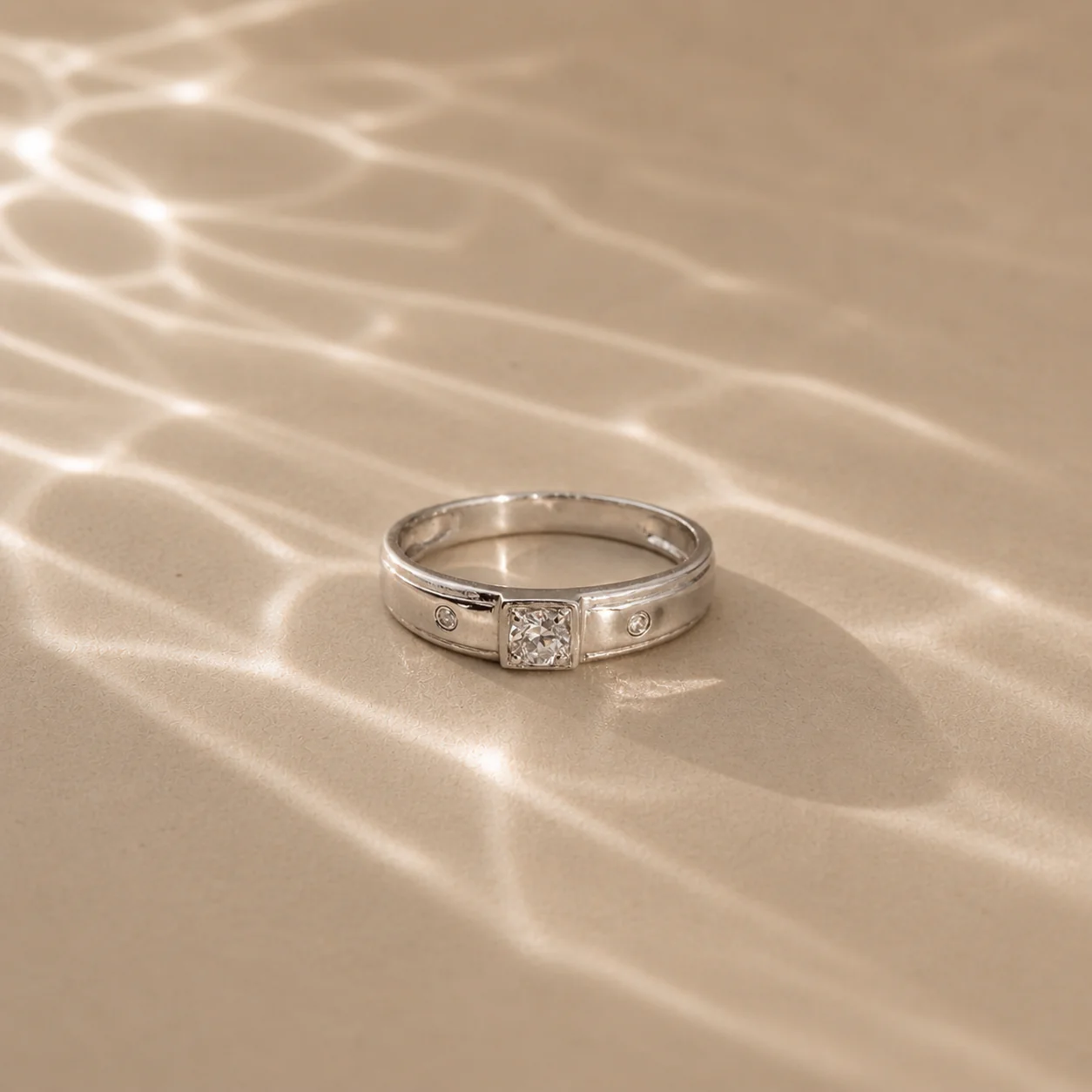 Astra Solitaire Band Ring - Image 4