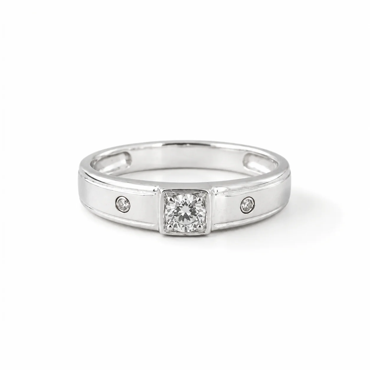 Astra Solitaire Band Ring - Image 6