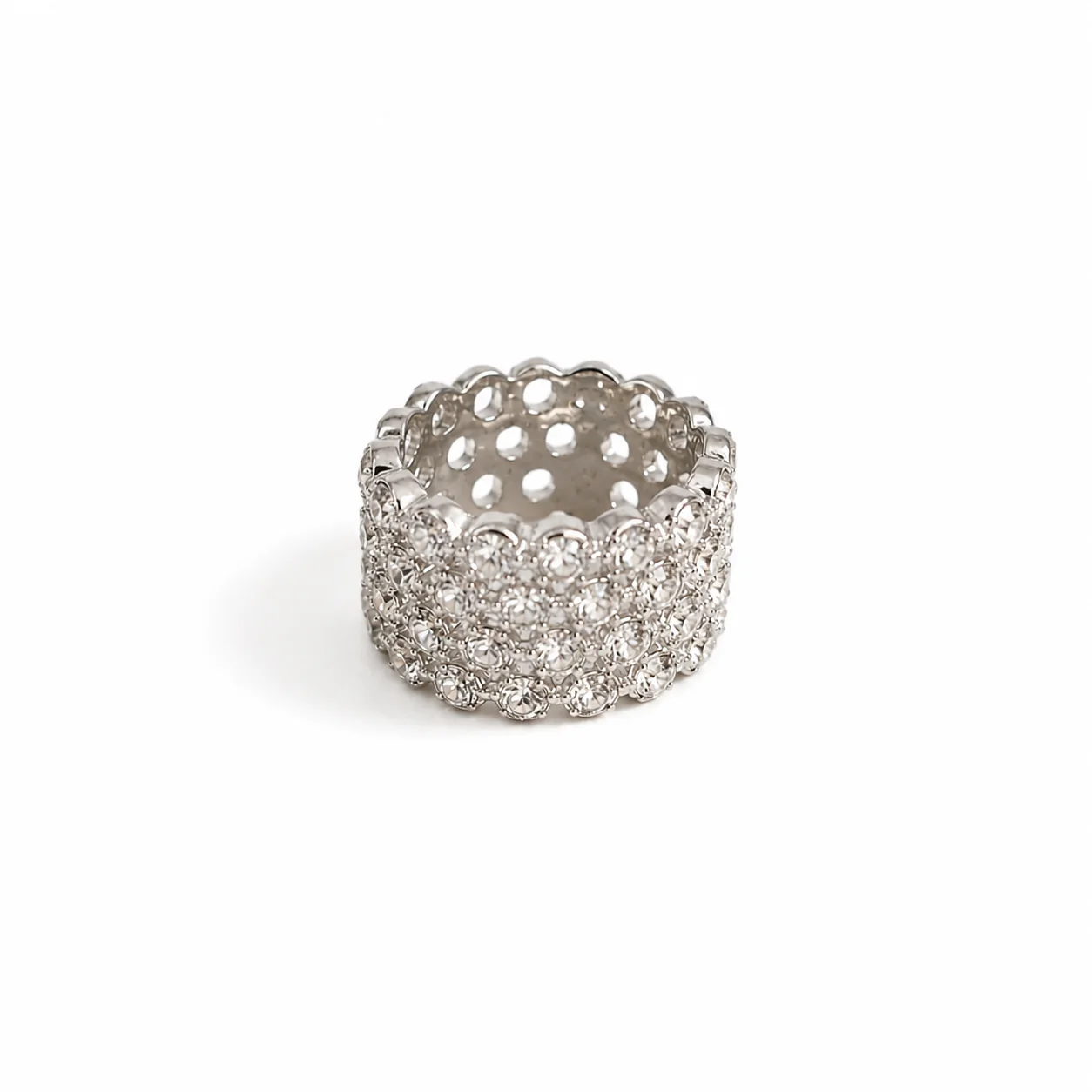 Aurielle Crystal Dome Ring - Image 4