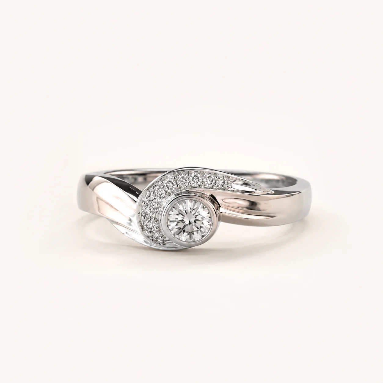Aurielle Halo CZ Ring - Image 3