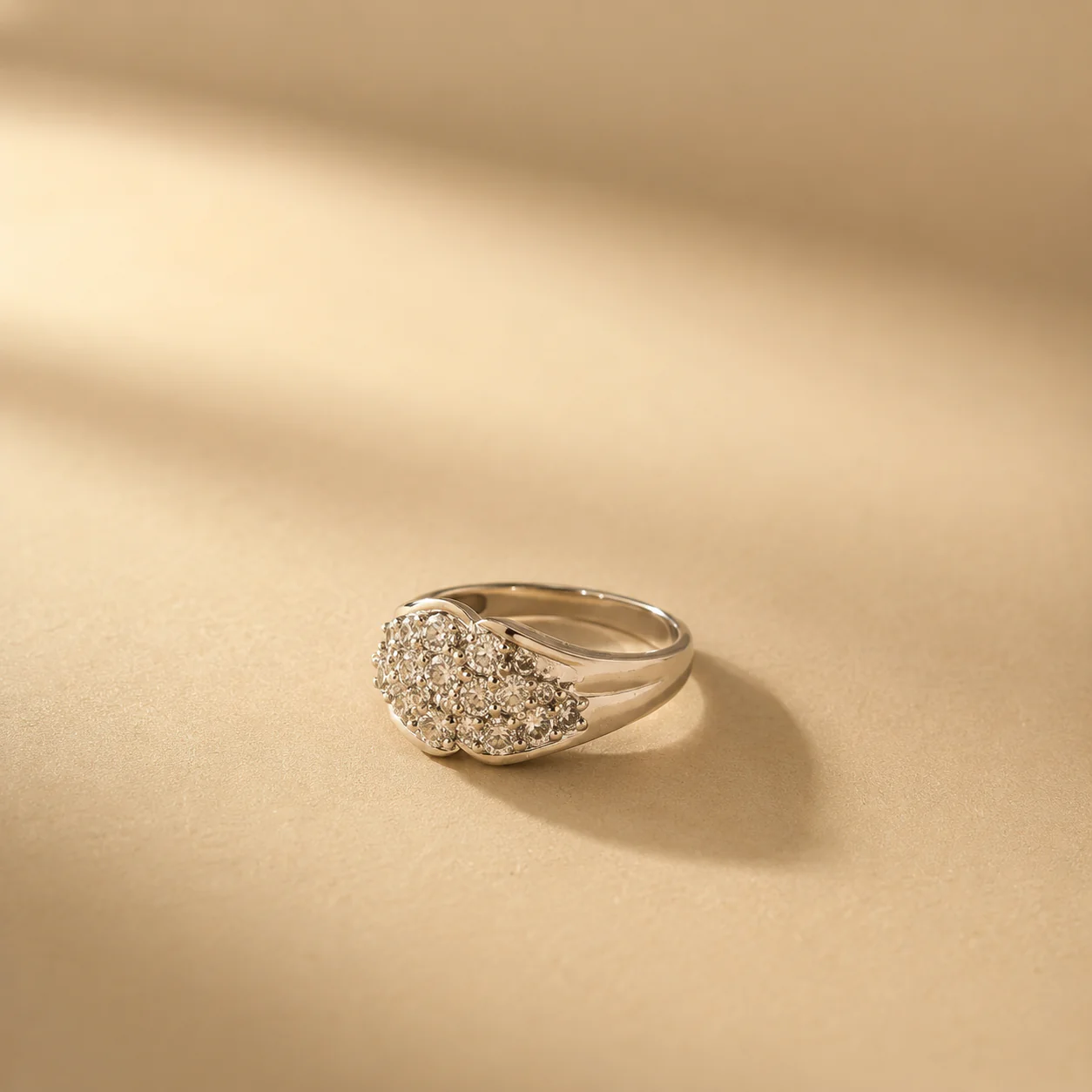 Aurielle Pavé Cluster Ring - Image 2