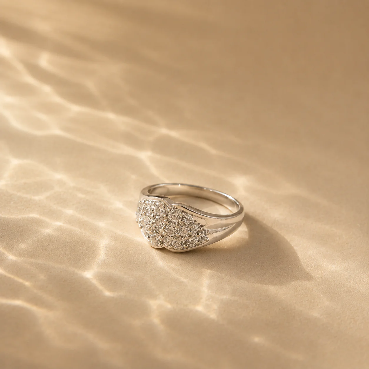Aurielle Pavé Cluster Ring - Image 3