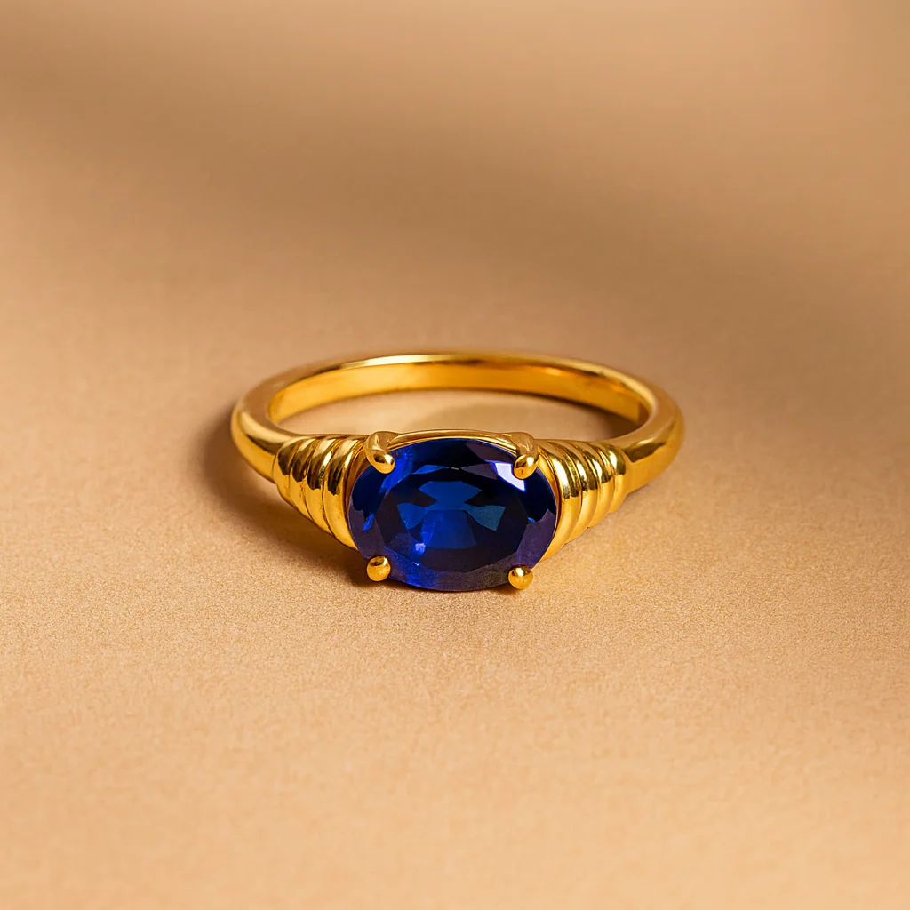 Blue Bold Ring - Image 7
