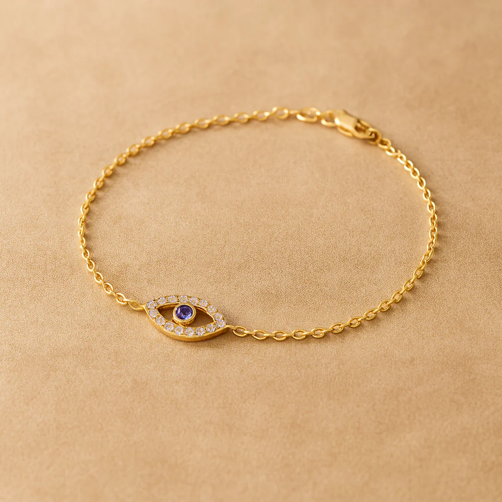 Blue Evil Eye Bracelet - Image 3
