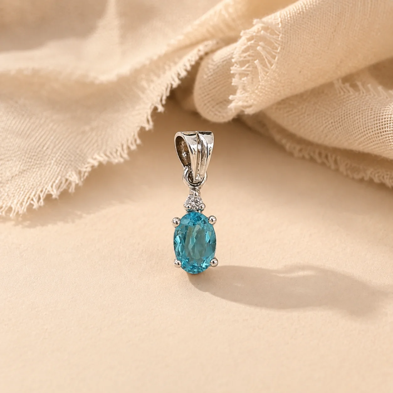 Blue Topaz Charm