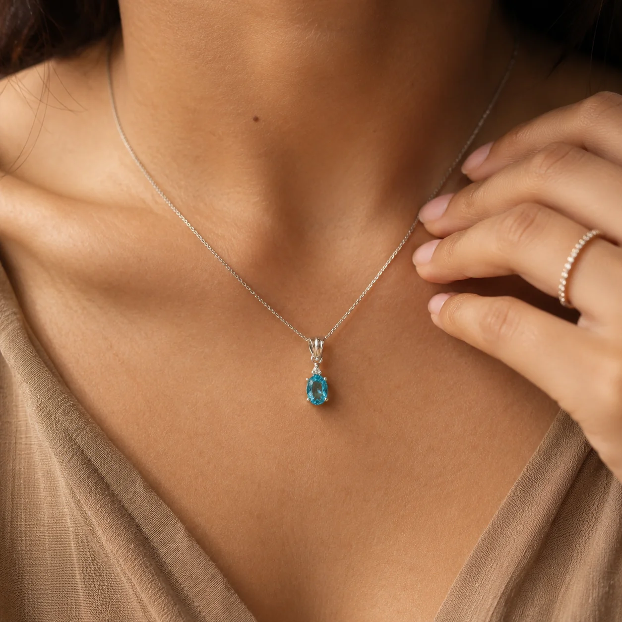 Blue Topaz Charm - Image 4