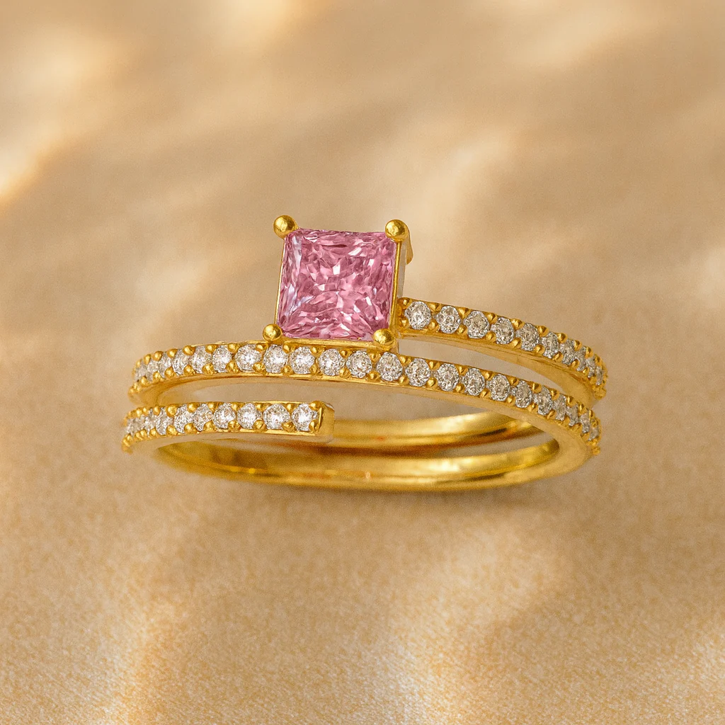 Blush Spiral Ring - Image 2