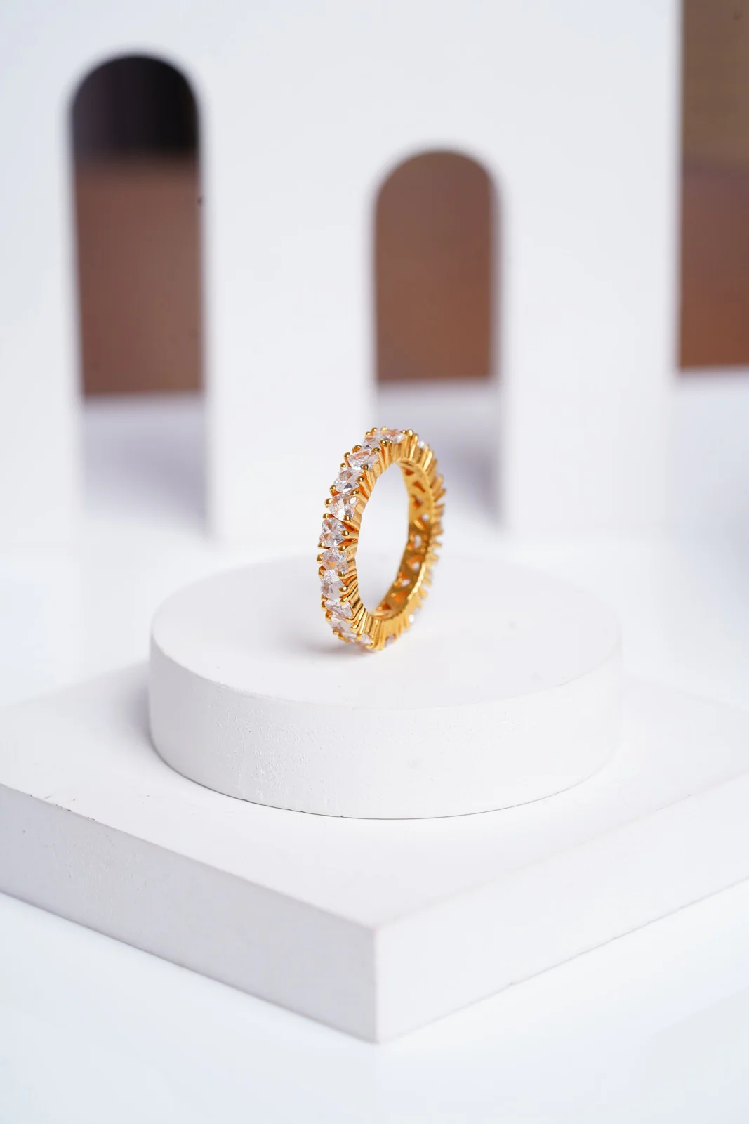Blushing Heart Eternity Ring - Image 6