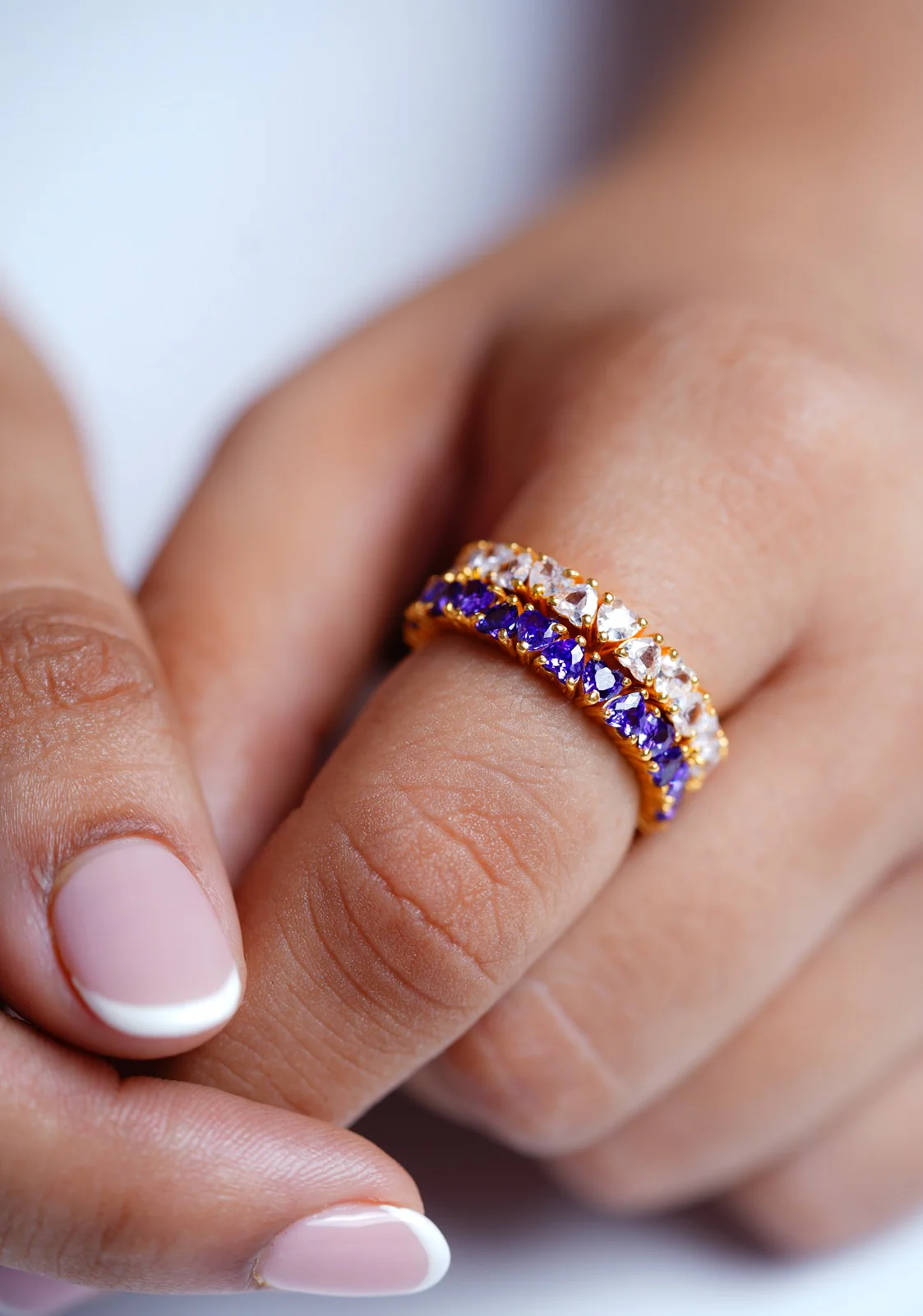 Blushing Heart Eternity Ring - Image 7