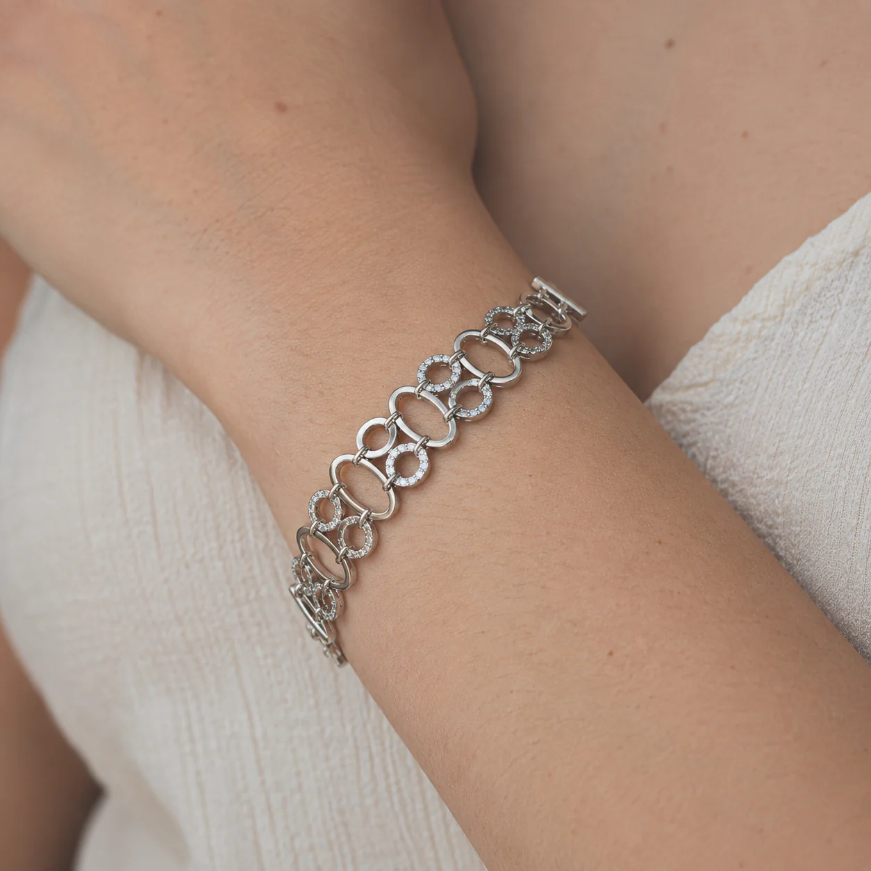 Cascade CZ Bracelet - Image 5