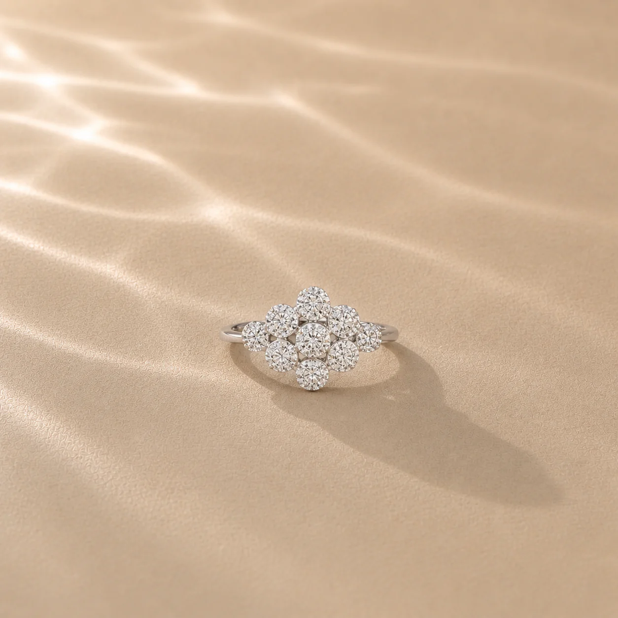 Celeste Bloom CZ Ring