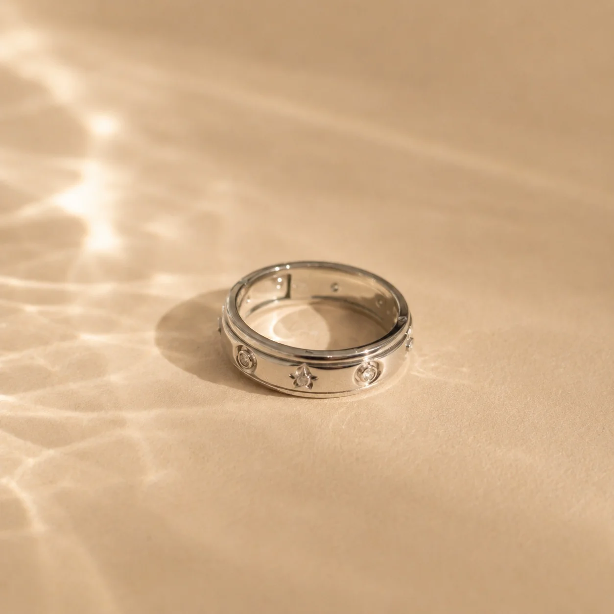 Celestia Starburst Band Ring - Image 2