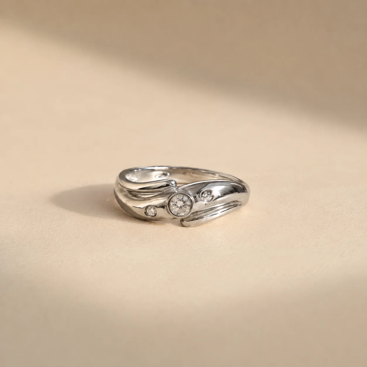Celestial Flow CZ Ring