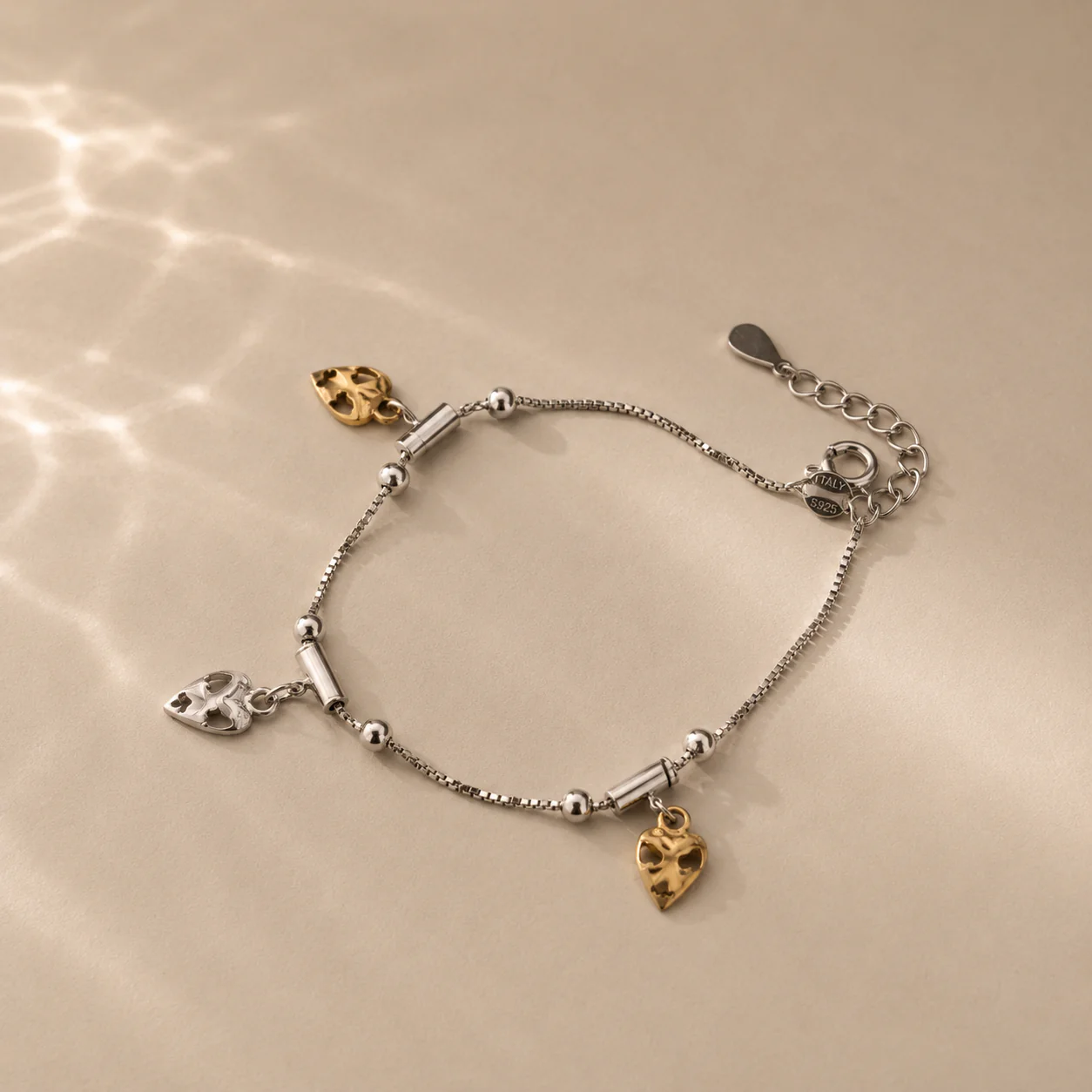 Charm Leaf Bracelet - Image 3