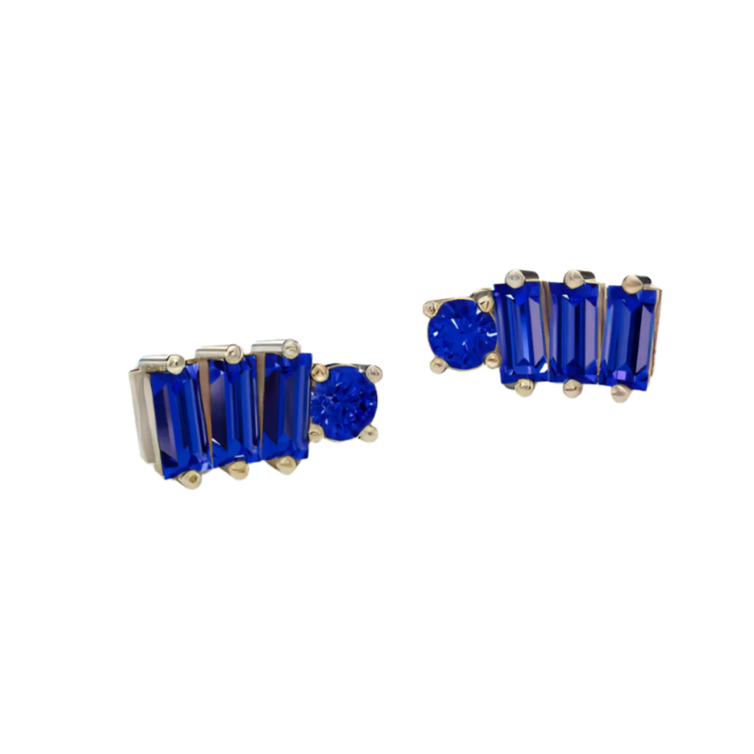 Cobalt Line Studs - Image 6