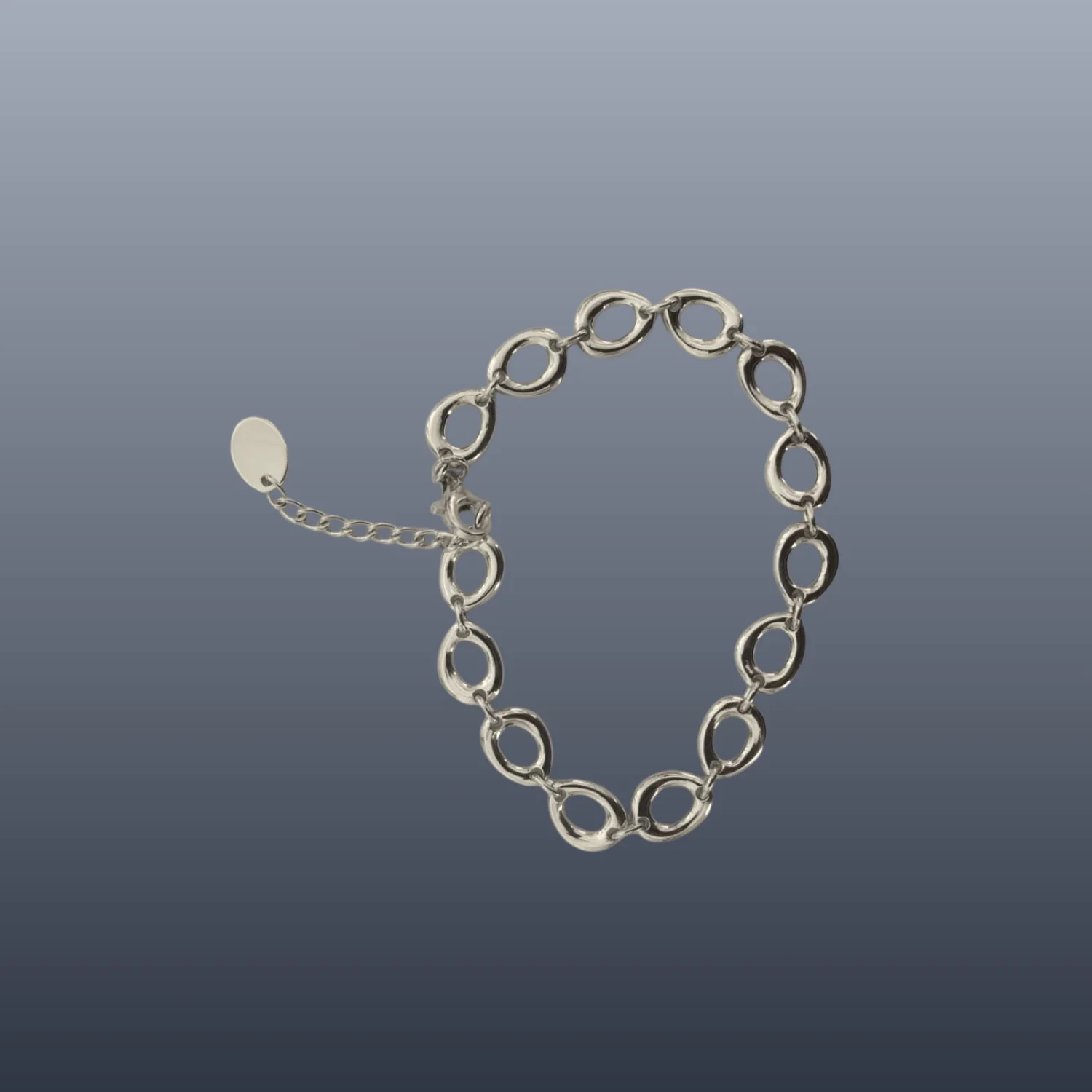 Contour Bangle Bracelet - Image 3