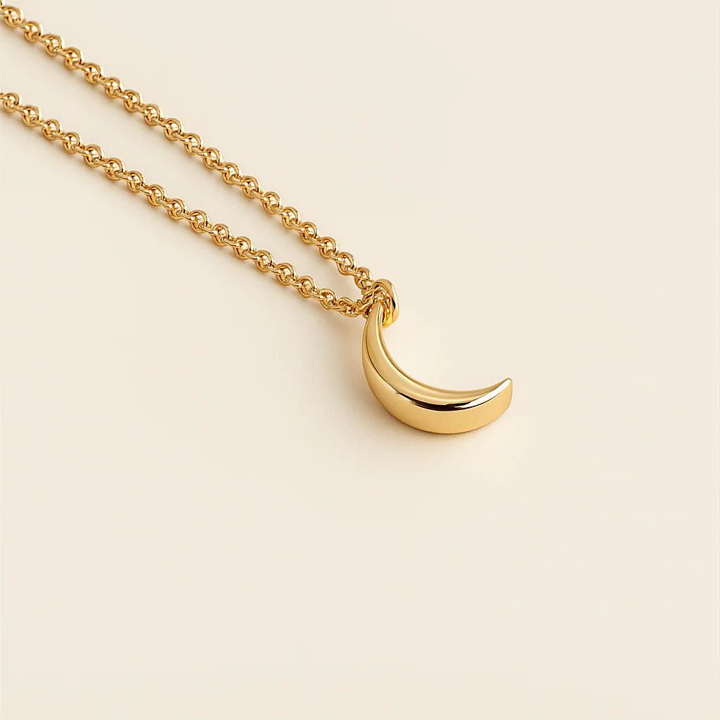 Crescent Moon Necklace - Image 4