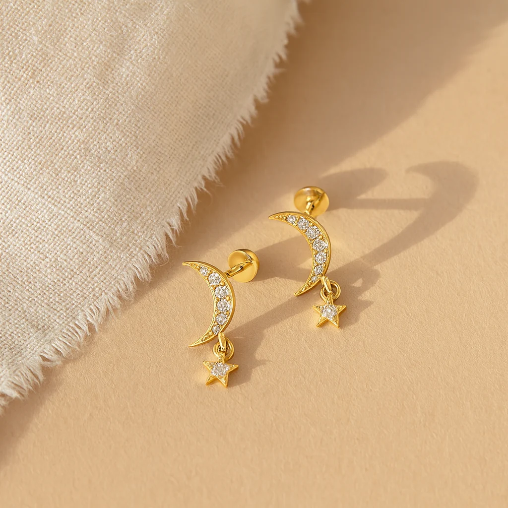 Crescent Star Stud - Image 2