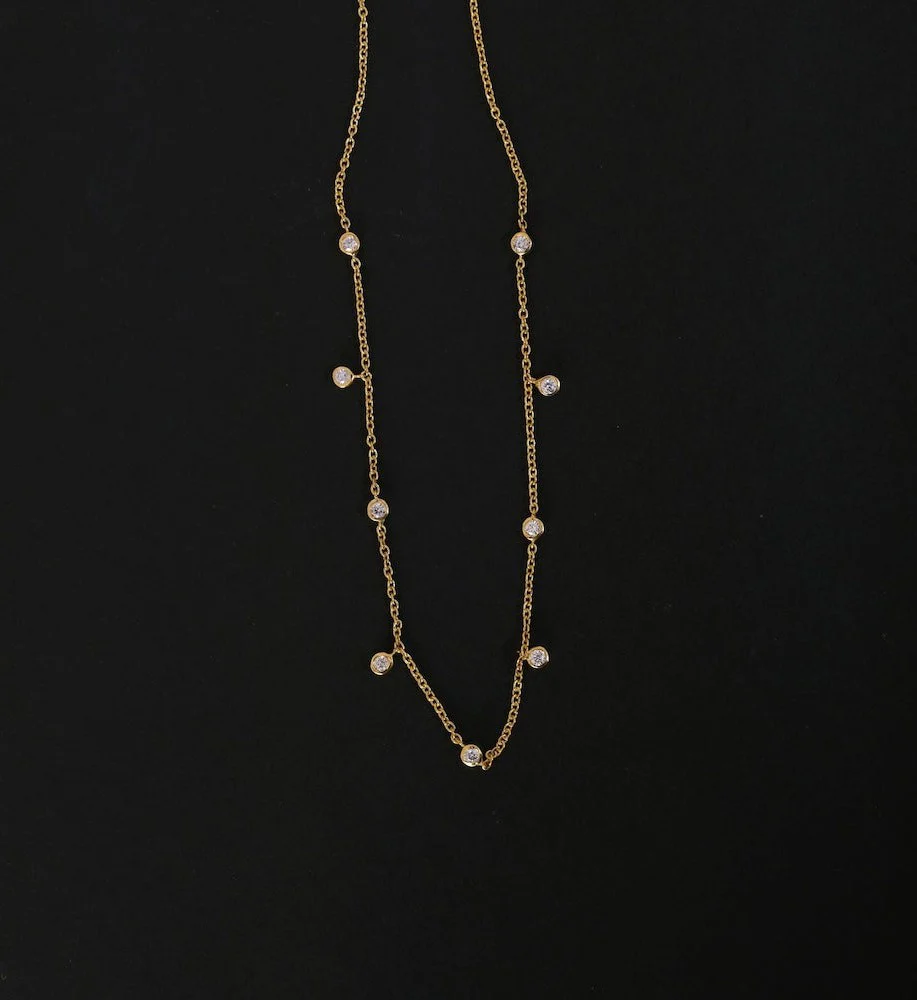 Delicate Diamond Necklace - Image 7