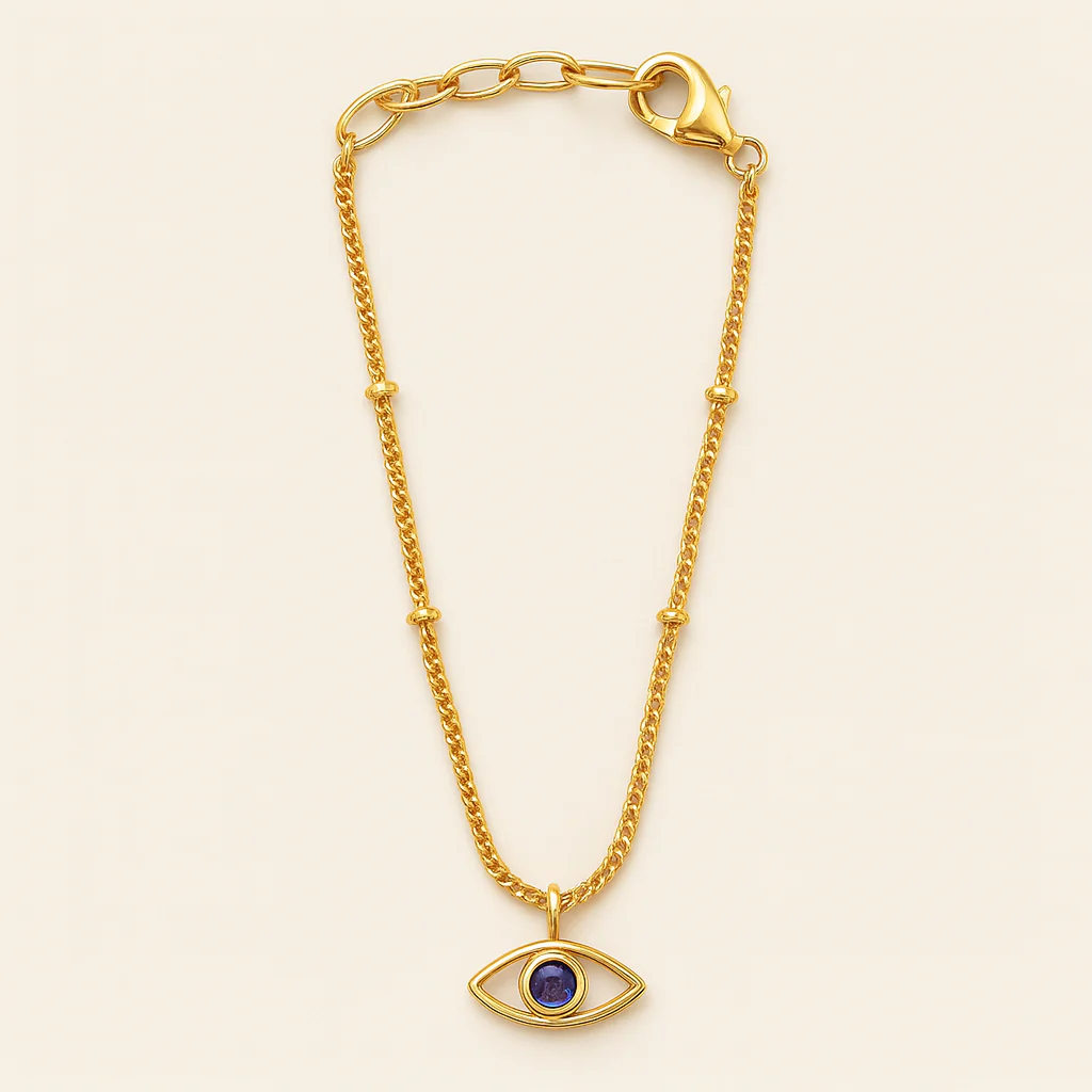 Drop Evil Eye Bracelet - Image 5