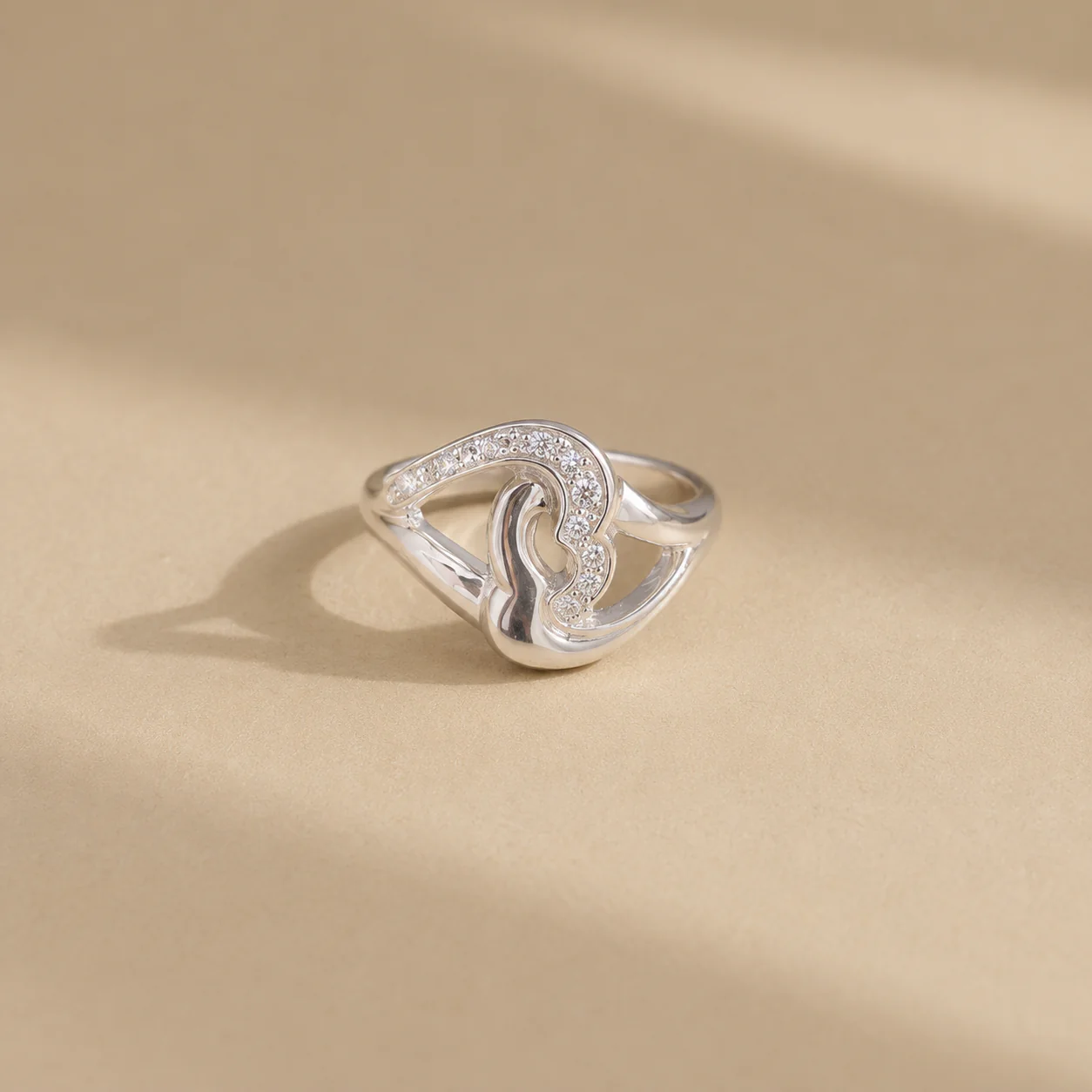 Elowen Twist Solitaire Ring - Image 2