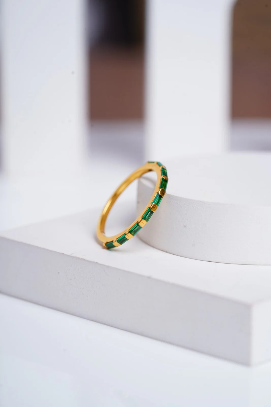 Emerald Baguette Bliss Ring - Image 4