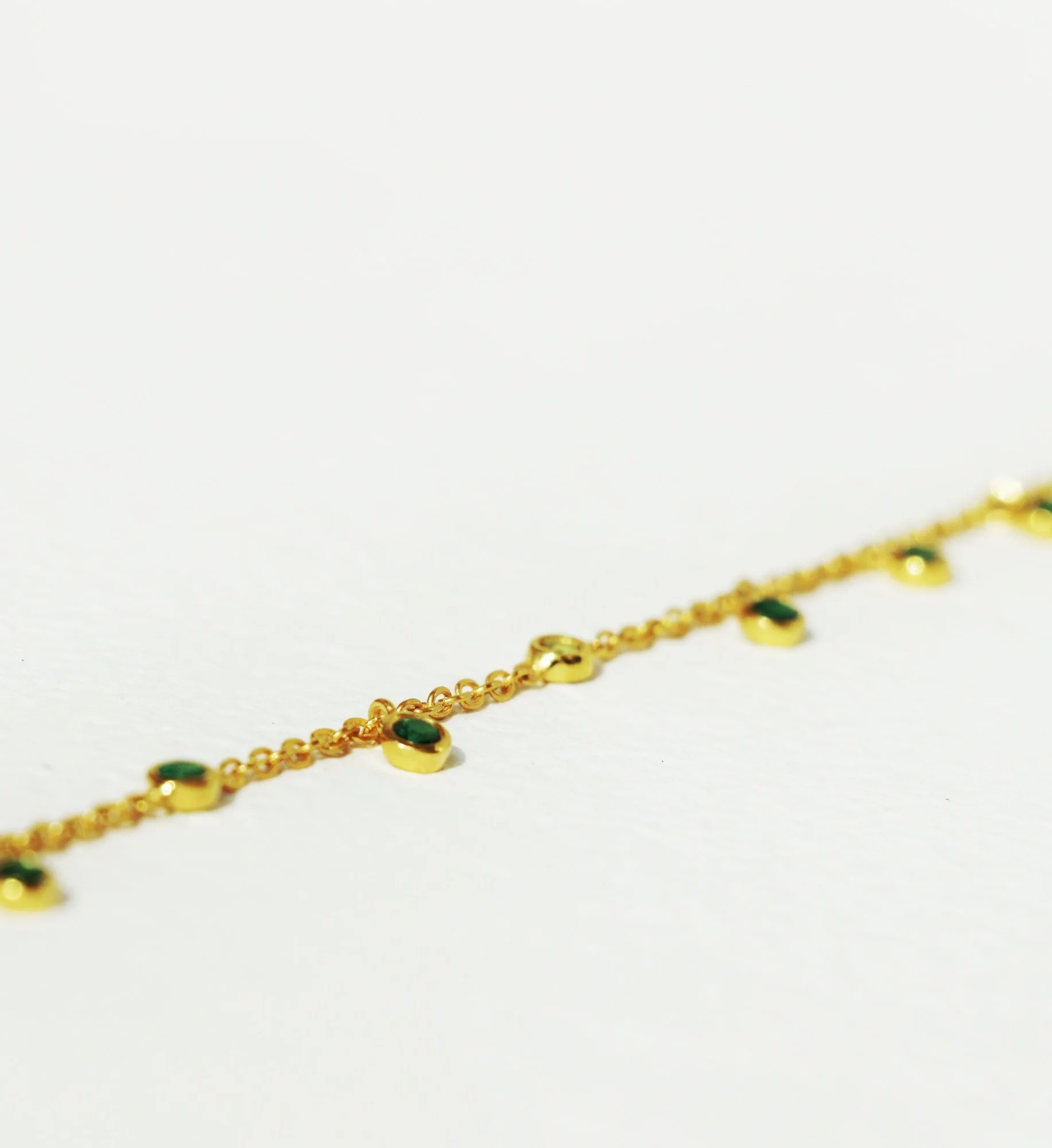 Emerald Drop Necklace - Image 5