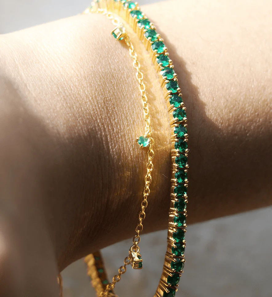 Emerald Tennis Bracelet - Image 3
