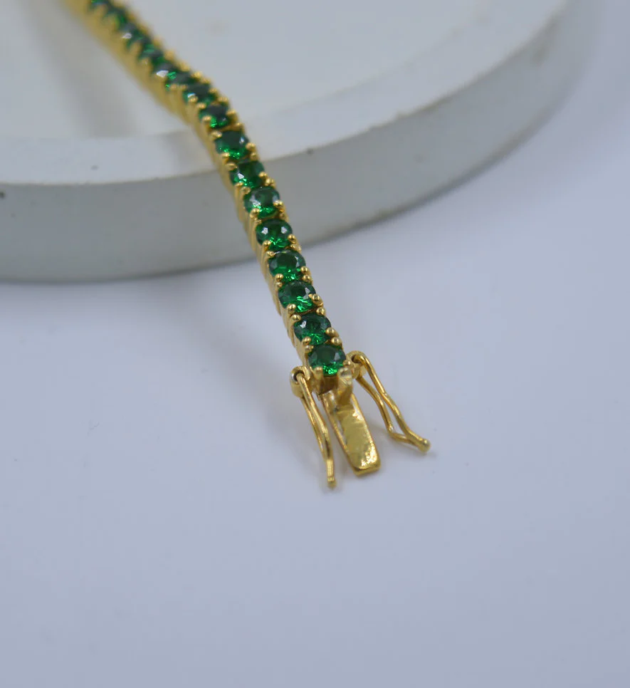 Emerald Tennis Bracelet - Image 4