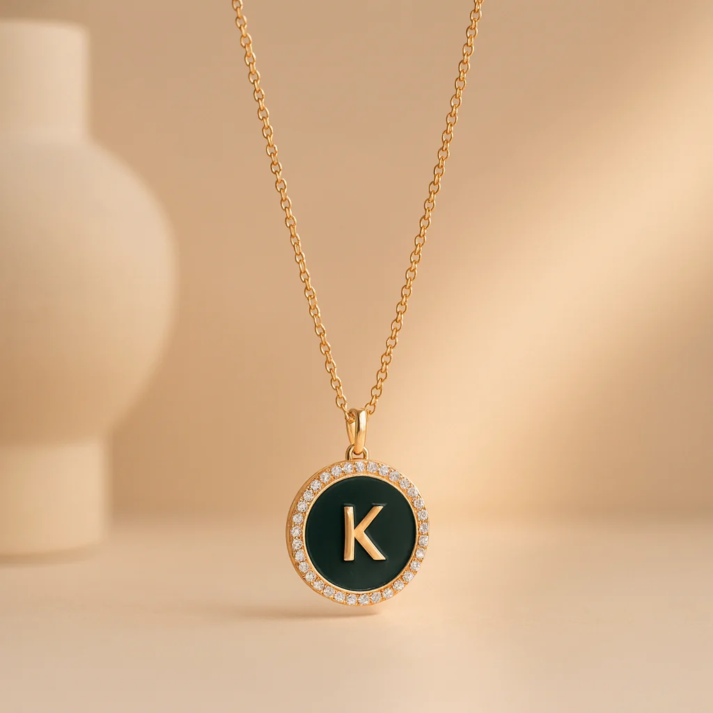 Enamel Initial Coin - Image 3