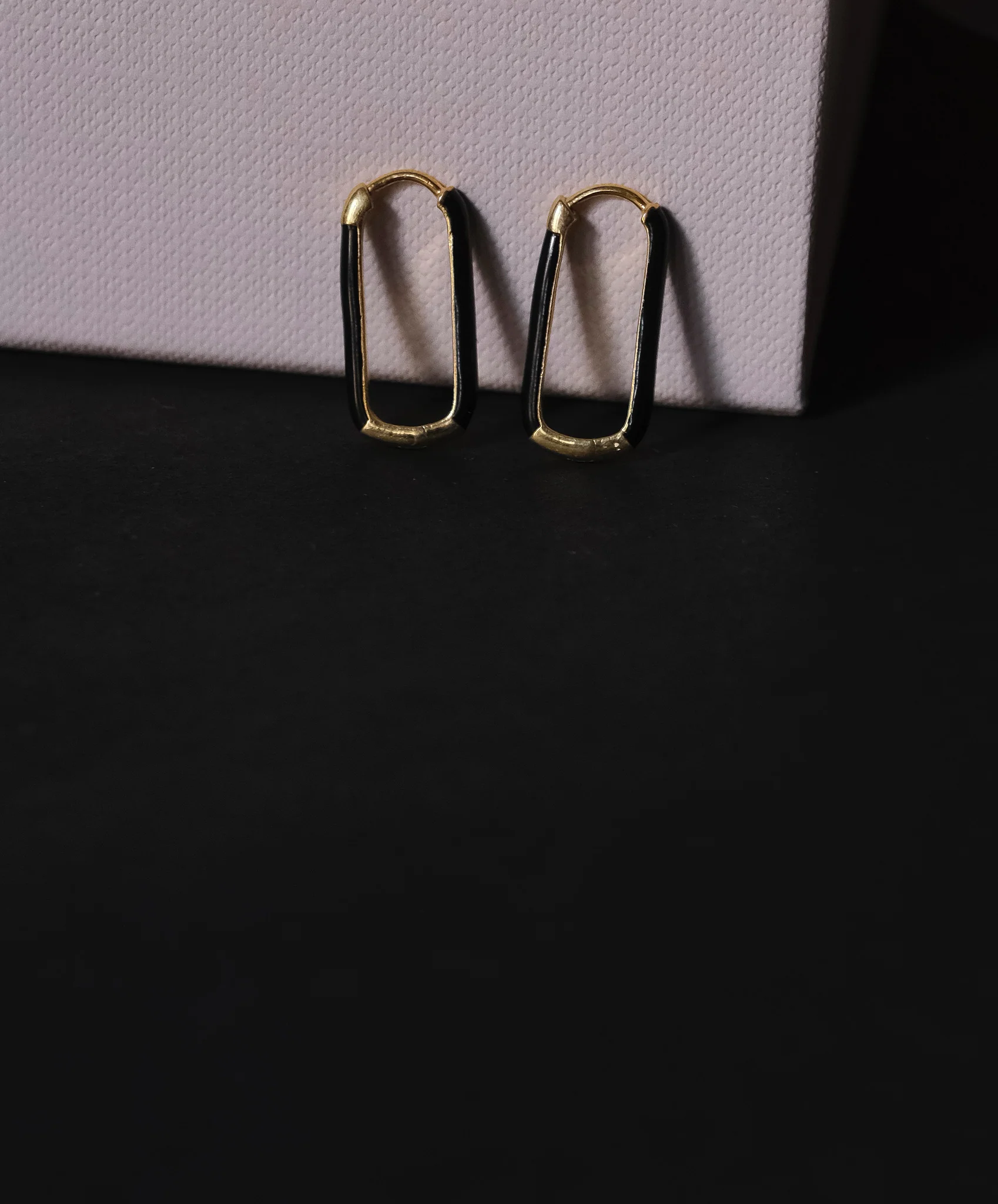 Enamel Long Bar Hoops - Image 7