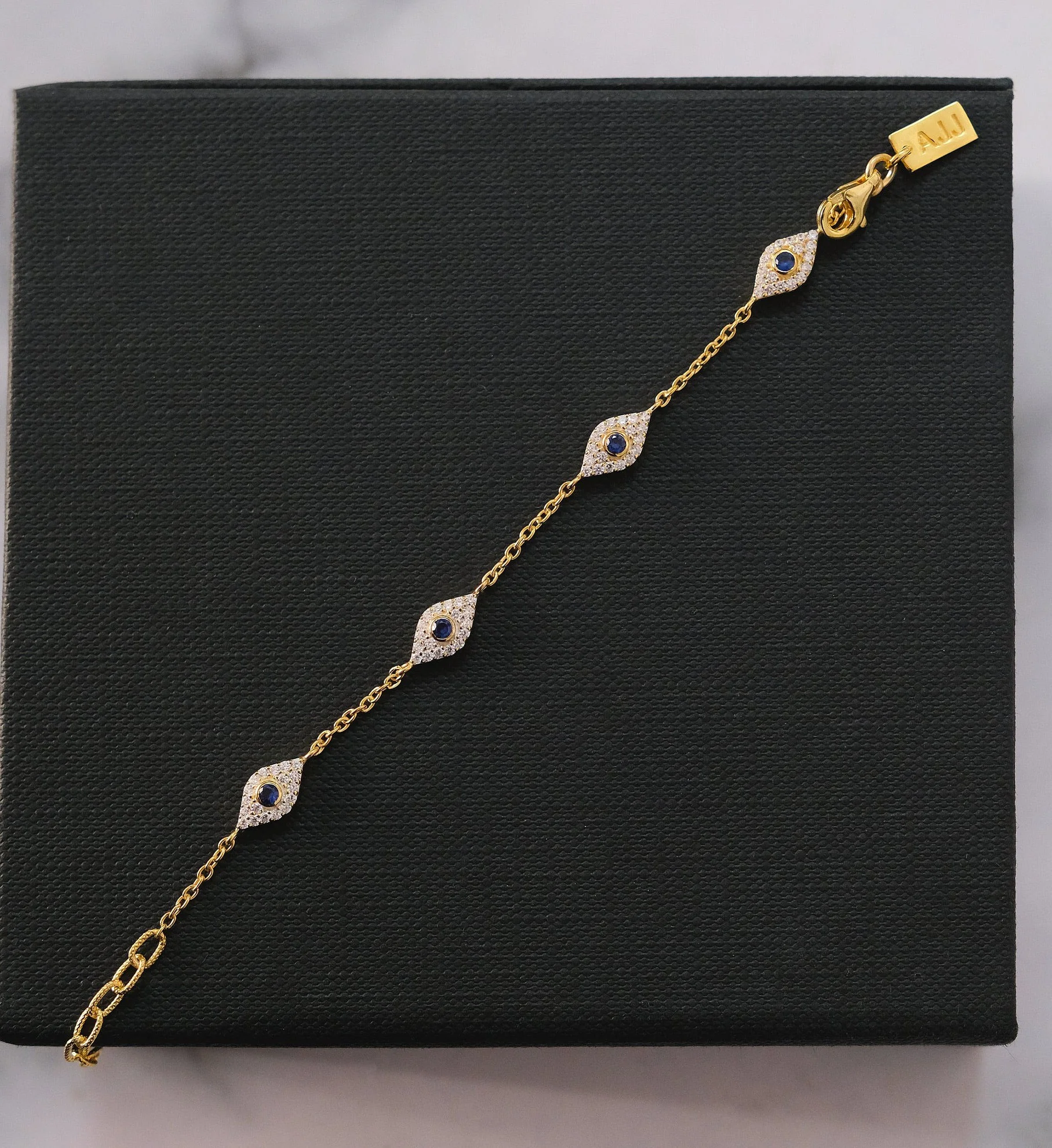 Evil Eye Diamond Bracelet - Image 5