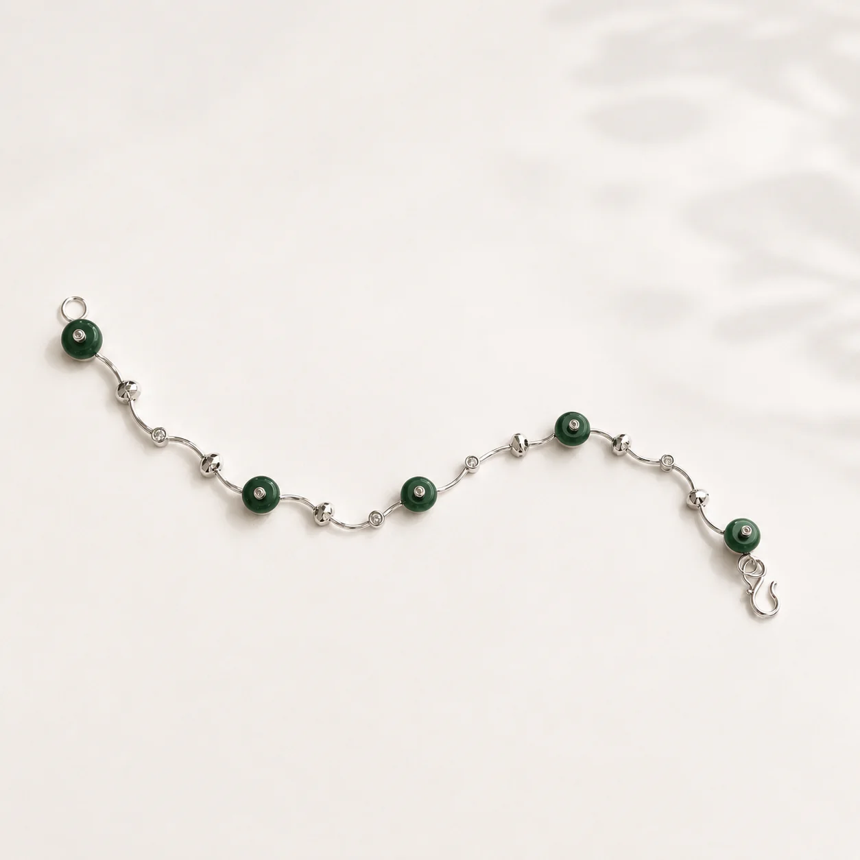 Green Onyx Tennis Bracelet - Image 5