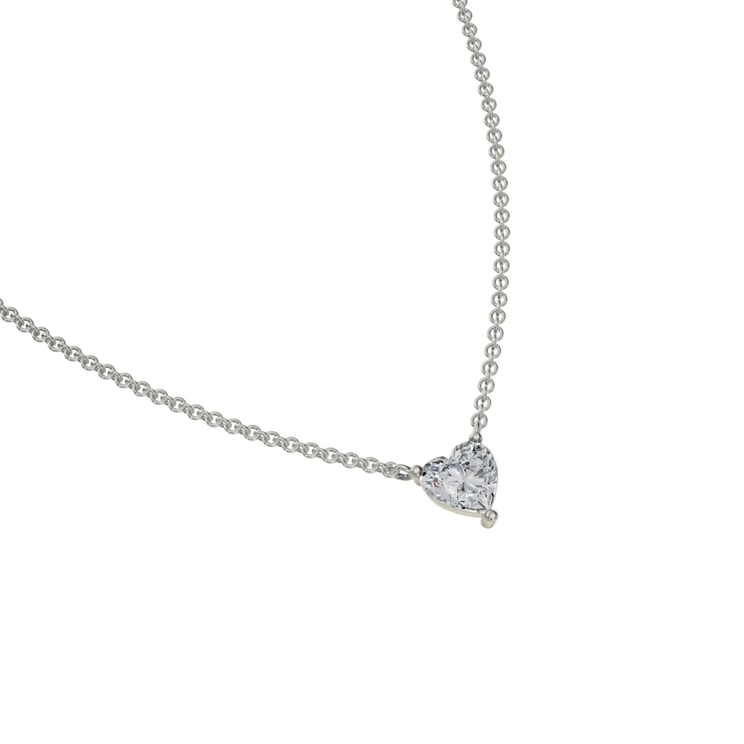 Heart Diamond Necklace - Image 5