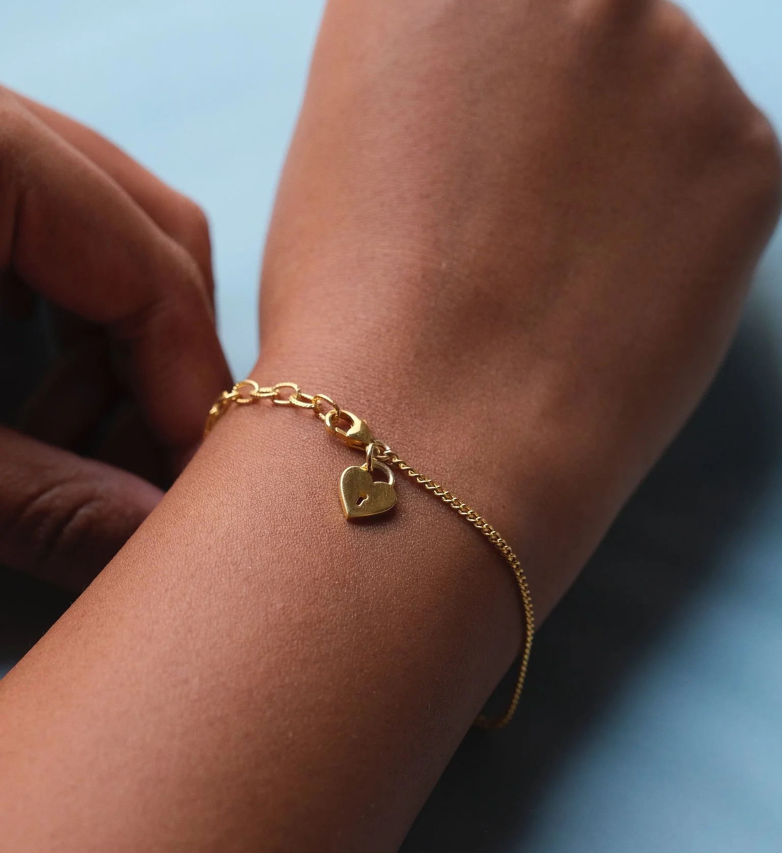 Heart Lock Charm Bracelet - Image 7