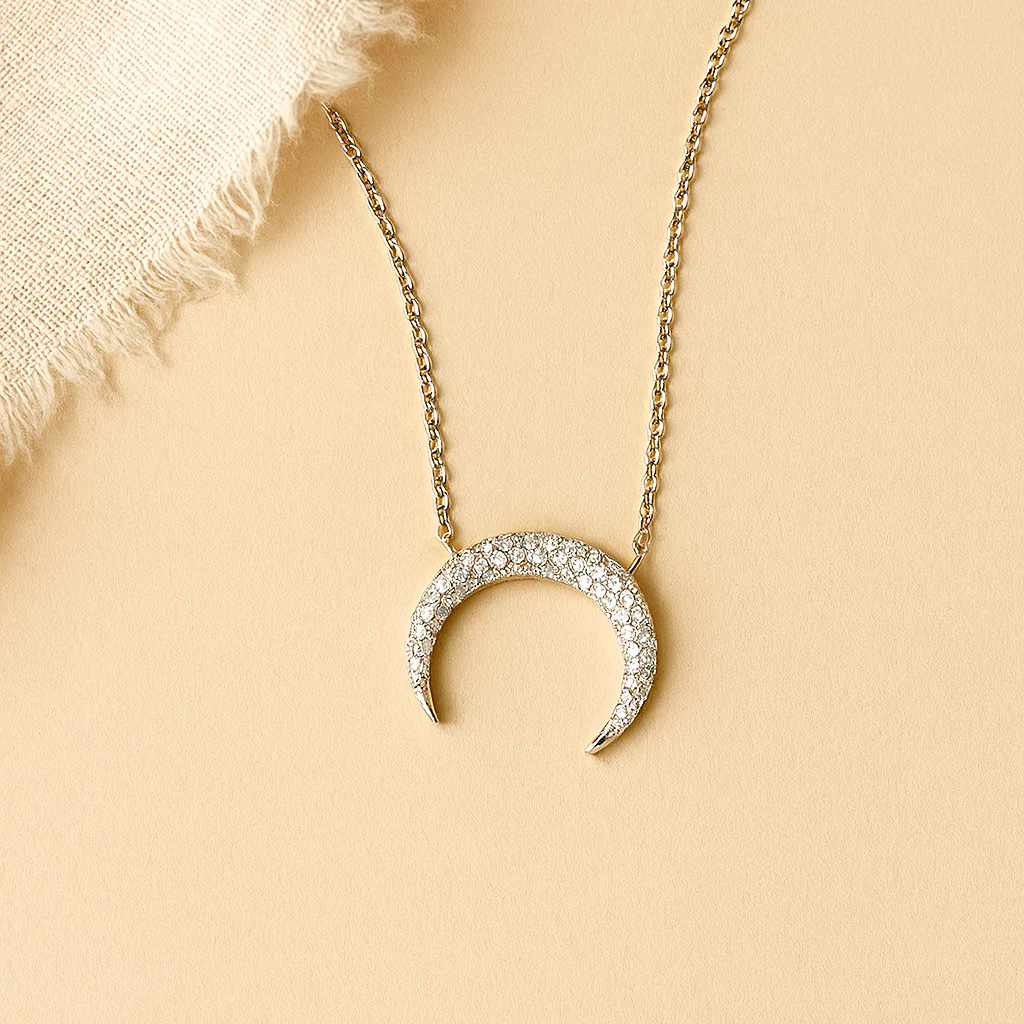 Horseshoe Diamond Necklace - Image 3