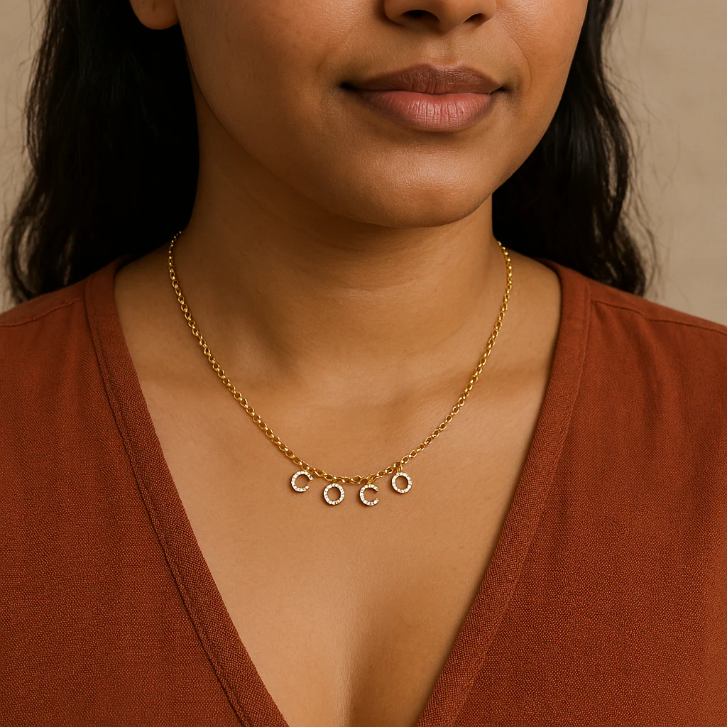 Name Diamond Necklace - Image 3