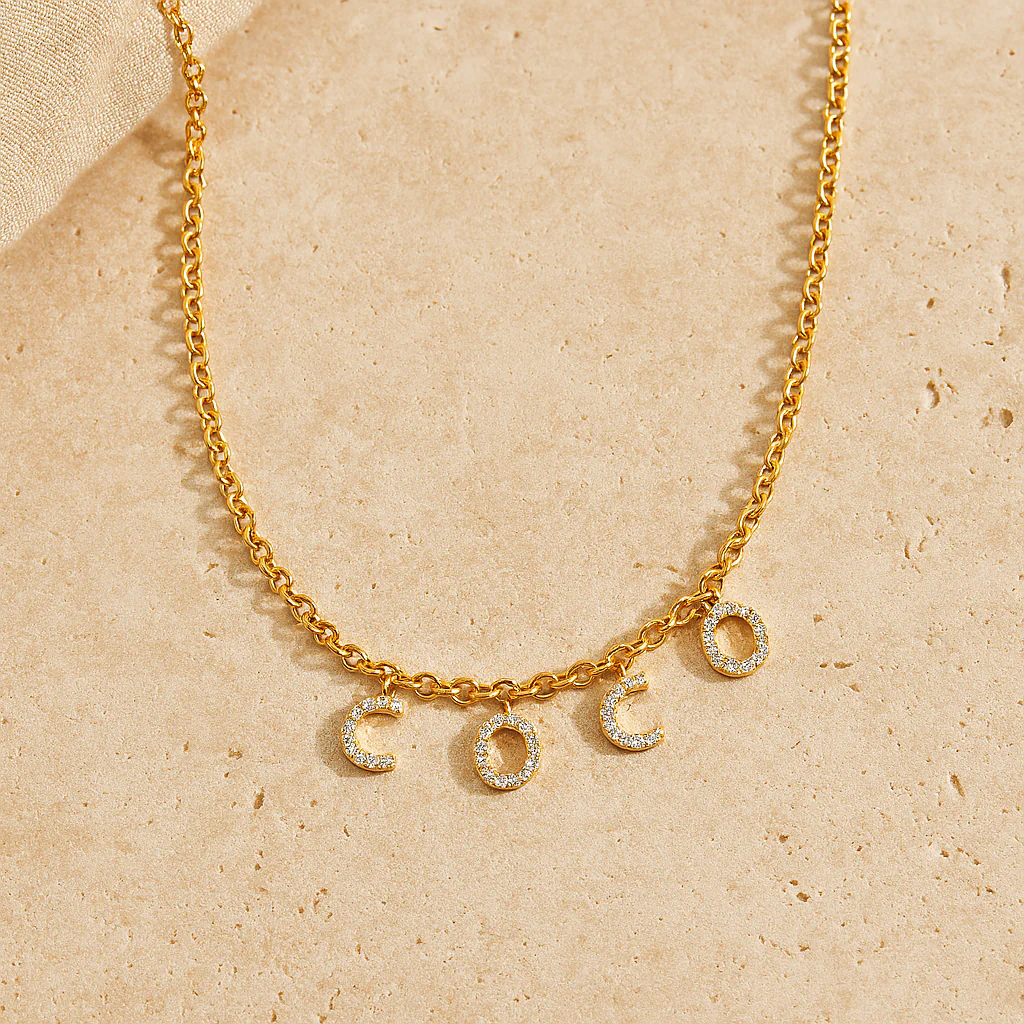 Name Diamond Necklace - Image 6