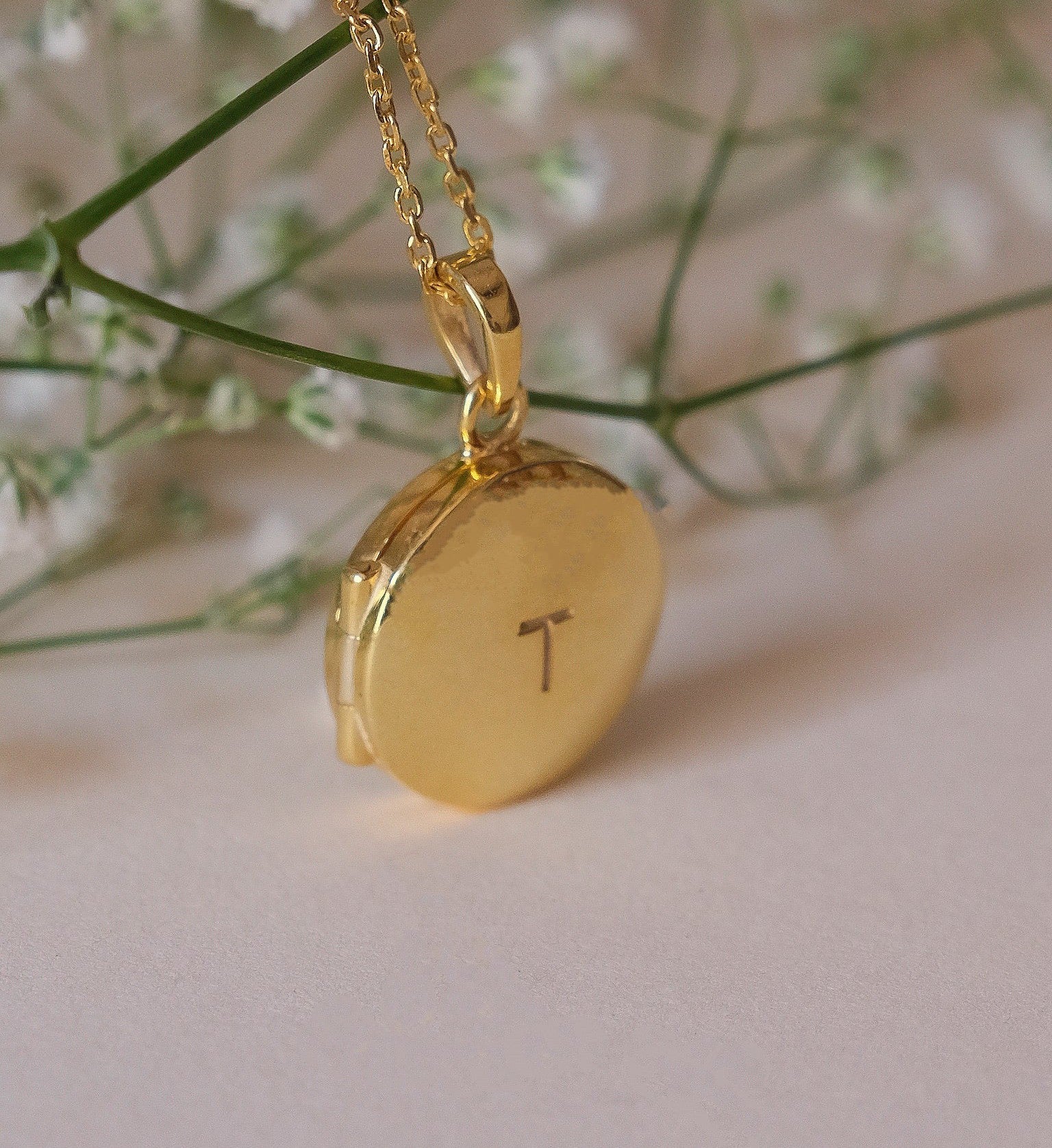 Initial Picture Locket Necklace - Image 6