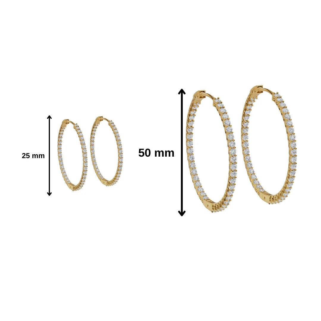 Inside Out Hoop Earring - Image 7