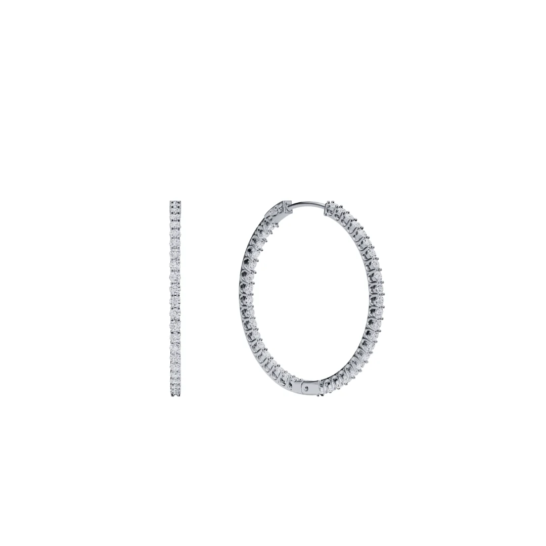 Inside Out Hoop Earring - Image 8