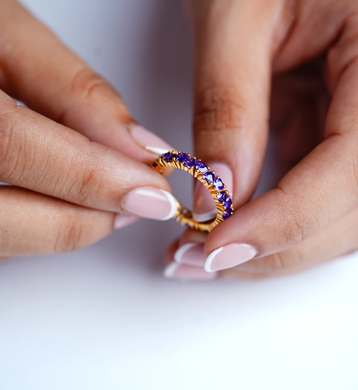 Lavender Love Eternity Ring - Image 7