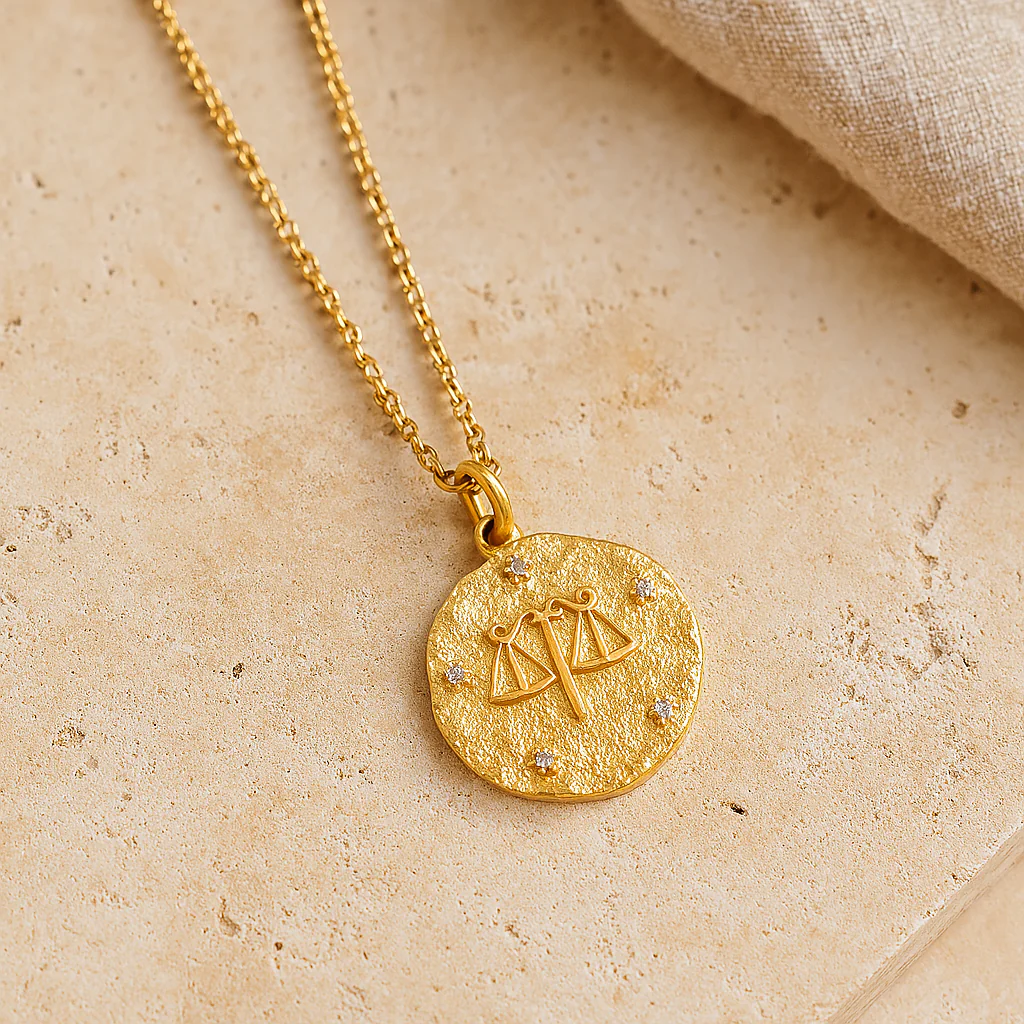 Libra Zodiac Necklace - Image 2