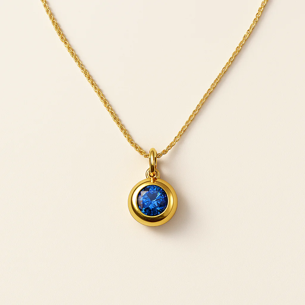 March Birthstone Necklace - Image 6